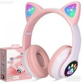 Slusalice CAT EAR STN-28 djecje, wireless, pink + bijela | Eponuda.ba