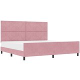 vidaXL Postelja Roza 200x200 cm Žamet, (22049057) Cene