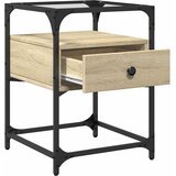  Noćni ormarići 2 kom boja hrasta 40x40x55 cm konstruirano drvo | shoptok.hr