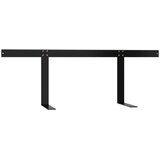  Naslon za sofu od paleta crni 110 cm željezni | shoptok.hr