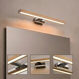  Brilagi-LED Kupatilsko osvetljenje za ogledalo WOODY MIRROR 3u1 LED/12W/230V 60 cm IP44 hrom/hrast | Eponuda.com