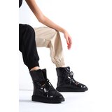 Capone Outfitters Quilted Parachute Fabric Women's Snow Boots with Adjustable Ankle Buckle | shoptok.hr