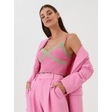 Sinsay Crop top u stilu negližea | shoptok.hr