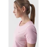 4f Women's Plain T-Shirt With Logo Pink 4FWMM00TTS | shoptok.hr