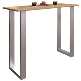 XXXL Barska Miza Xona, Barva Hrasta, Srebrna, 140x50cm | Shoptok.si