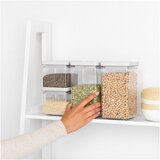Brabantia Set posod za shranjevanje 4 kosi, bel | Shoptok.si