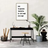  Slika - Homecoming (1-part) - Black and White English Inscriptions 60x90 U prirodnom drvenom okviru | shoptok.hr