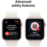 Apple Watch SE 3 GPS 44mm S/M MEHG4ZR/A Aluminijev kucište Polarstern Sportska traka Polarstern | shoptok.hr