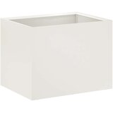  Vrtna saksija 2 kom. Bijela 40 x 30 x 30 cm Čelična vrata | shoptok.hr