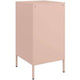 vidaXL Nočna omarica 2 kosa roza 36x39x68 cm hladno valjano jeklo | Shoptok.si
