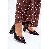 Boto Heels with decorative buckle black Seriva | ePonuda.com