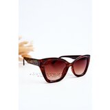 PP1 Women's Sunglasses With Lettering M2404 Marbled black-Brown | ePonuda.com