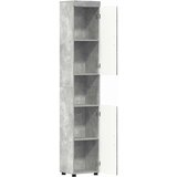 vidaXL Kupaonski ormar Beton siva 37 x 31.5 x 203 cm Konstruirano drvo | shoptok.hr
