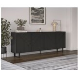 Marckeric Crna komoda 201x80x40 cm Peta – | shoptok.hr