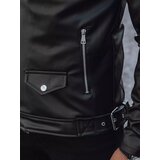 DStreet Black men's leather jacket TX4081 | Shoptok.si