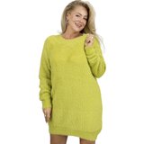 Pri Fluffy sweater knit dress round neckline FLUFFY Cene