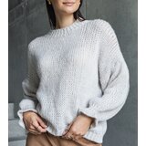 Gemre Beige asymmetric sweater Castia | shoptok.hr
