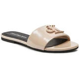 Calvin Klein Jeans Natikači Flat Sandal Slide Mg Met YW0YW01348 Whisper Pink ABJ