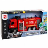  Fire Truck with Water Function, Metal Cabin, Lights, Sounds 1:12 | Shoptok.si