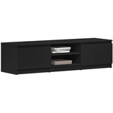 TV ormarić crni 140 x 40 x 35,5 cm od konstruiranog drva | shoptok.hr
