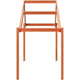 Krov za dječji krevet voštano smeđi 203x95,5x142 cm borovina | shoptok.hr