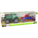  Tractor With Plough Friction Drive Red | shoptok.hr