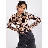 Italy Moda Blouse-DHJ-BZ-6291.56P-black-beige | shoptok.hr
