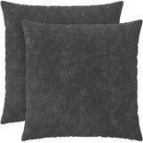  Presvlaka za jastuk 2 kom. HEERLEN Antracit 60 x 60 cm - Osnovni Antracit 2 | shoptok.hr