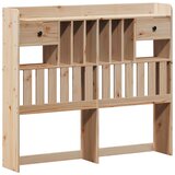Krevet s regalom za knjige bez madraca 135x190 cm od borovine | Eponuda.ba