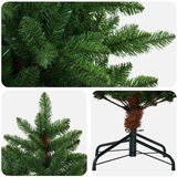  Umjetno božićno drvce 150 cm PVC i metal Zelena | shoptok.hr