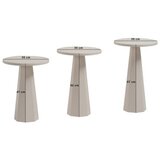 Hanah home Set stočića Lilyum (57 + 52 + 47) White | ePonuda.com
