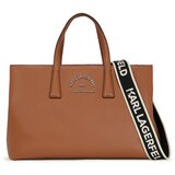 Karl Lagerfeld Nakupovalna torba 'Rue St-Guillaume' umbra Cene