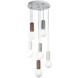  Ondaluce - Visilica na sajli ROCK 6xG9/7W/230V, Ø 35 cm beton/smeđa/siva/bela | Eponuda.com
