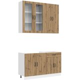  Kuhinjska jedinica LUCCA 4 kom. Hrast artisan Konstruirano drvo | shoptok.hr