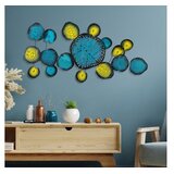 WALLXPERT Zidna dekoracija Nenuharps 1, 125 x 62 x 4 cm, Šarena | Eponuda.ba