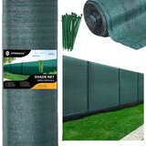  Zelena mreža za sjenilo 140 gsm 1,5 x 25 m 100 vezica | shoptok.hr