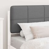  Posteljni okvir z oblazinjenim vzglavjem Svetlo siva, (5000101791) | Shoptok.si