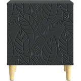  Noćni ormarić Crna 43 x 34,5 x 50 cm Konstruirano drvo | shoptok.hr