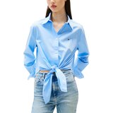 Tommy Hilfiger Srajce & Bluze TJW LS TIE FRONT SHI DW0DW20990 Modra | Shoptok.si