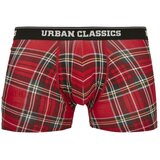 Urban Classics Boxer Shorts 3-Pack Red Plaid Aop+moose Aop+blk | shoptok.hr