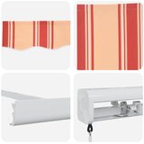  Skrovita tenda Žuta i narančasta 300 x 250 cm Tkanina i Metal | shoptok.hr