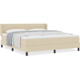  Krevet s oprugom s madracem krem boje 180x200 cm | shoptok.hr