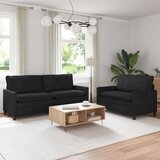  Set sofe 2 pcs Crna Baršun | shoptok.hr