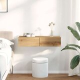 vidaXL zidna polica s ladicama umjetnički hrast 80x33x17 cm - hrast artisan 80 x 33 x 17 cm 1 | shoptok.hr