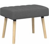 Klupa s utorima Tamnosiva 60 x 40 x 45 cm Tkanina | Eponuda.com