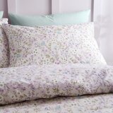 Bianca Svetlo vijolična/bež enojna bombažna posteljnina 135x200 cm Ditsy Floral – | Shoptok.si
