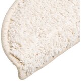 Prostirke za stepenice 10 kom 56x17x3 cm bijele poluokrugle | shoptok.hr