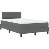  Krevet s opruga kutije Tamno siva 120 x 190 cm tkanina | shoptok.hr