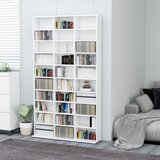 vidaXL Ormarić za CD-ove bijeli 102x16x177,5 cm od konstruiranog drva Cijene