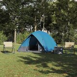  Kamping šator s krovom s pohranom Plava 275 x 230 x 140 cm taft | shoptok.hr